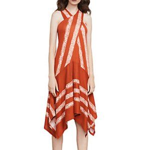 BCBGMAXAZRIA ADA SHIBORI PRINT DRESS